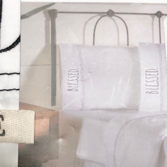 🆕Rae Dunn BLESSED Pillowcase Set - Picture 4 of 4